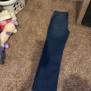 Francesca's Collections Dark Blue Flare Jeans